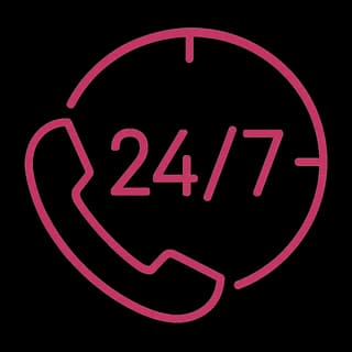 24 hour availability icon